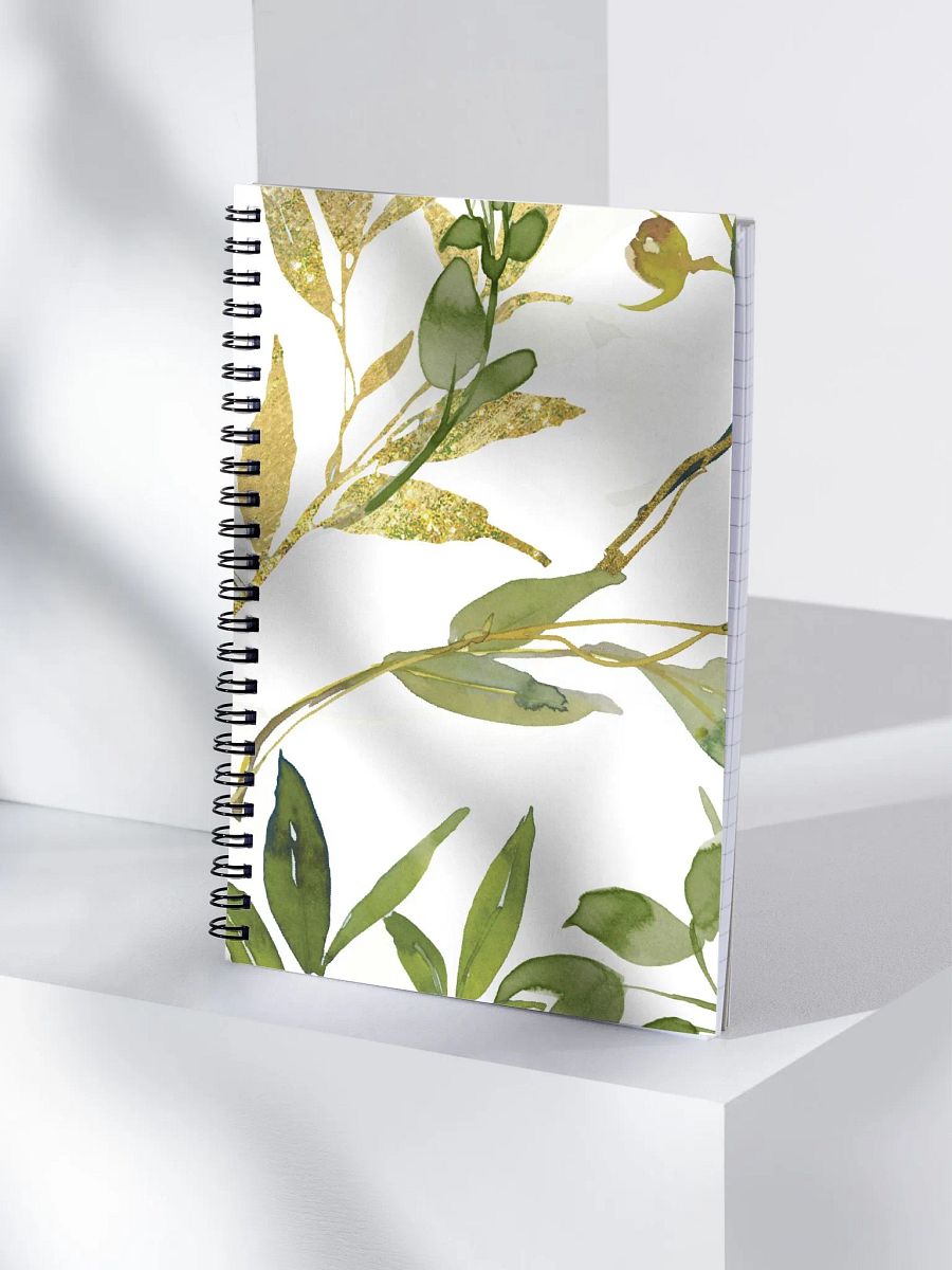 Leaf Art Spiral Notebook product image (4)