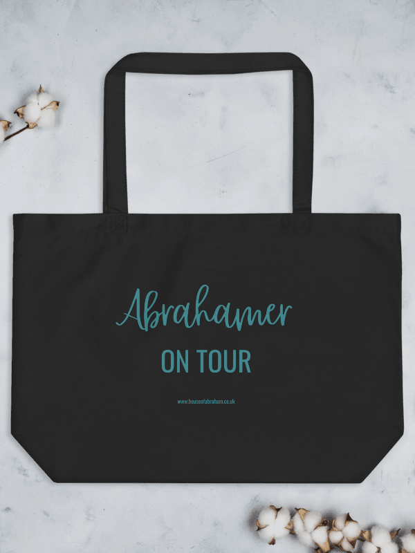 Abrahamer On Tour - Teal Organic Tote Bag product image (2)