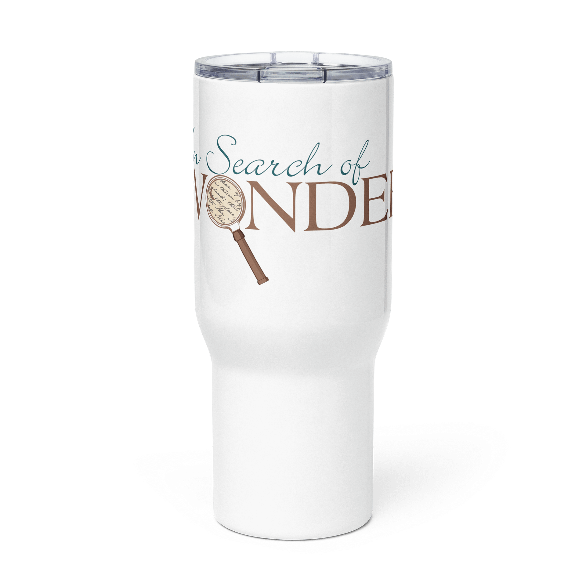 Travel Mug with a Handle In Search of Wonder product image (3)