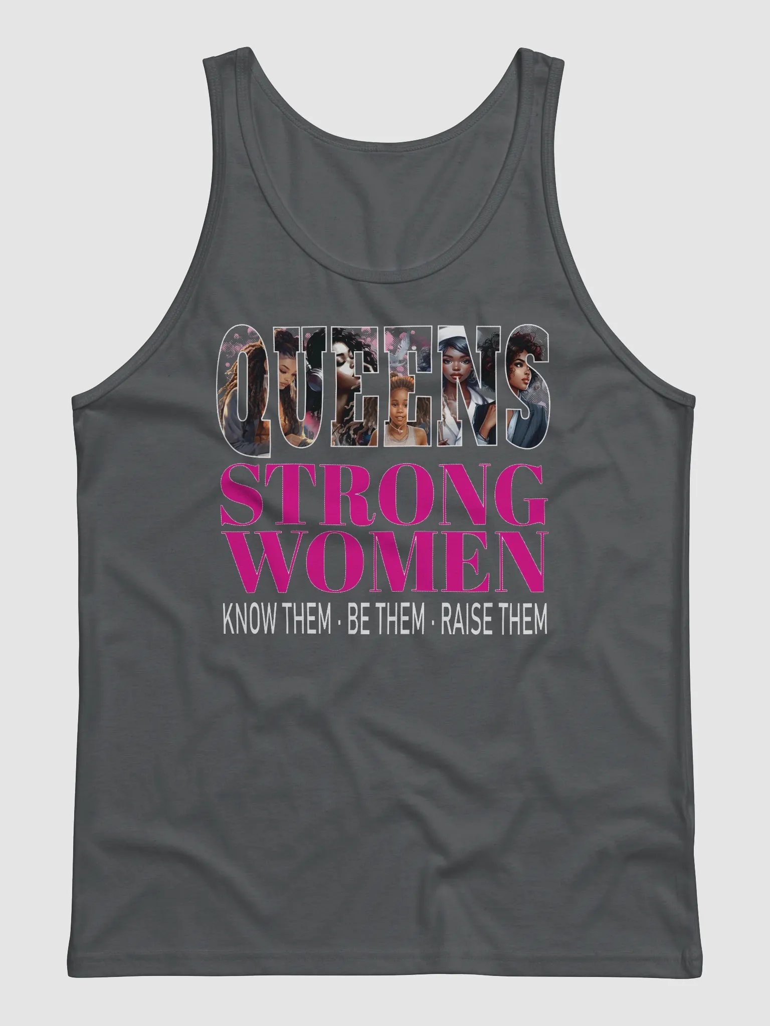 Queens Strong Women Know Them Be Them Raise Them African American Tanktop product image (3)