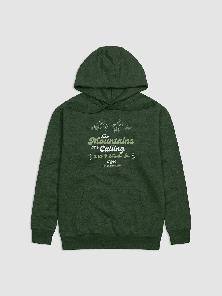 Mountains Are Calling Organic Cotton Heritage Hoodie product image (1)