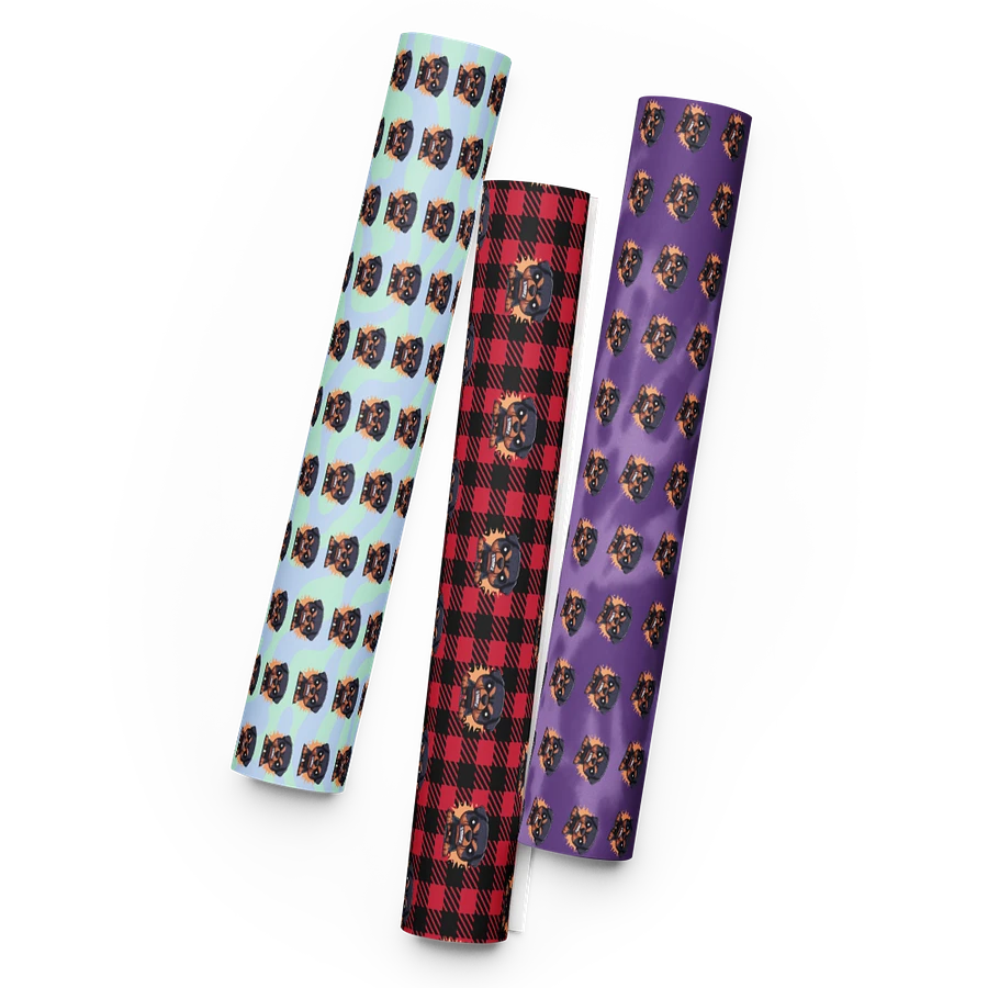 Rottweiler Angry Pup Giftwrap (3 sheets) product image (7)
