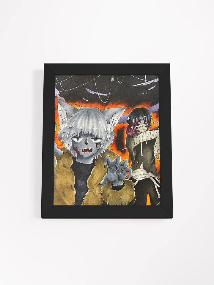 Werewolf and Mummy - Framed Matte Poster product image (2)