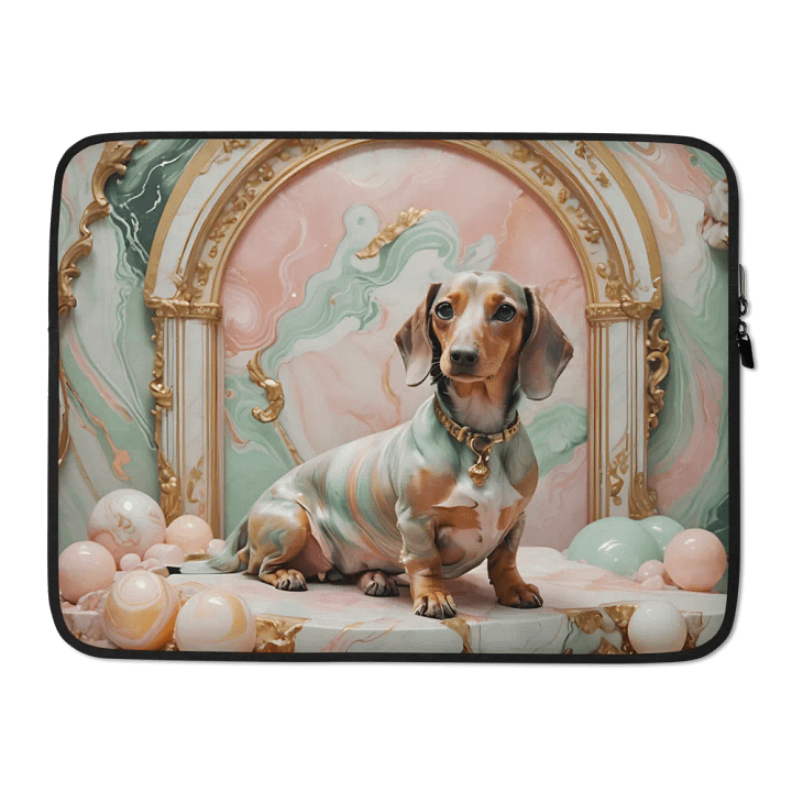 Regal Dachshund Laptop Sleeve product image (2)
