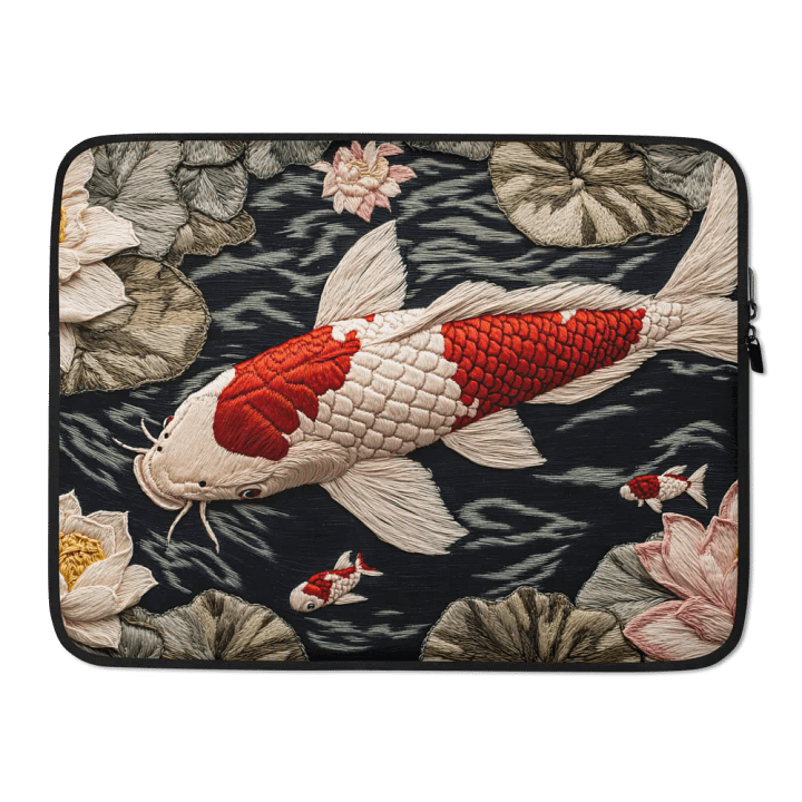 Tapestry-Look Koi Fish Laptop Sleeve for 13" & 15" Laptops product image (2)