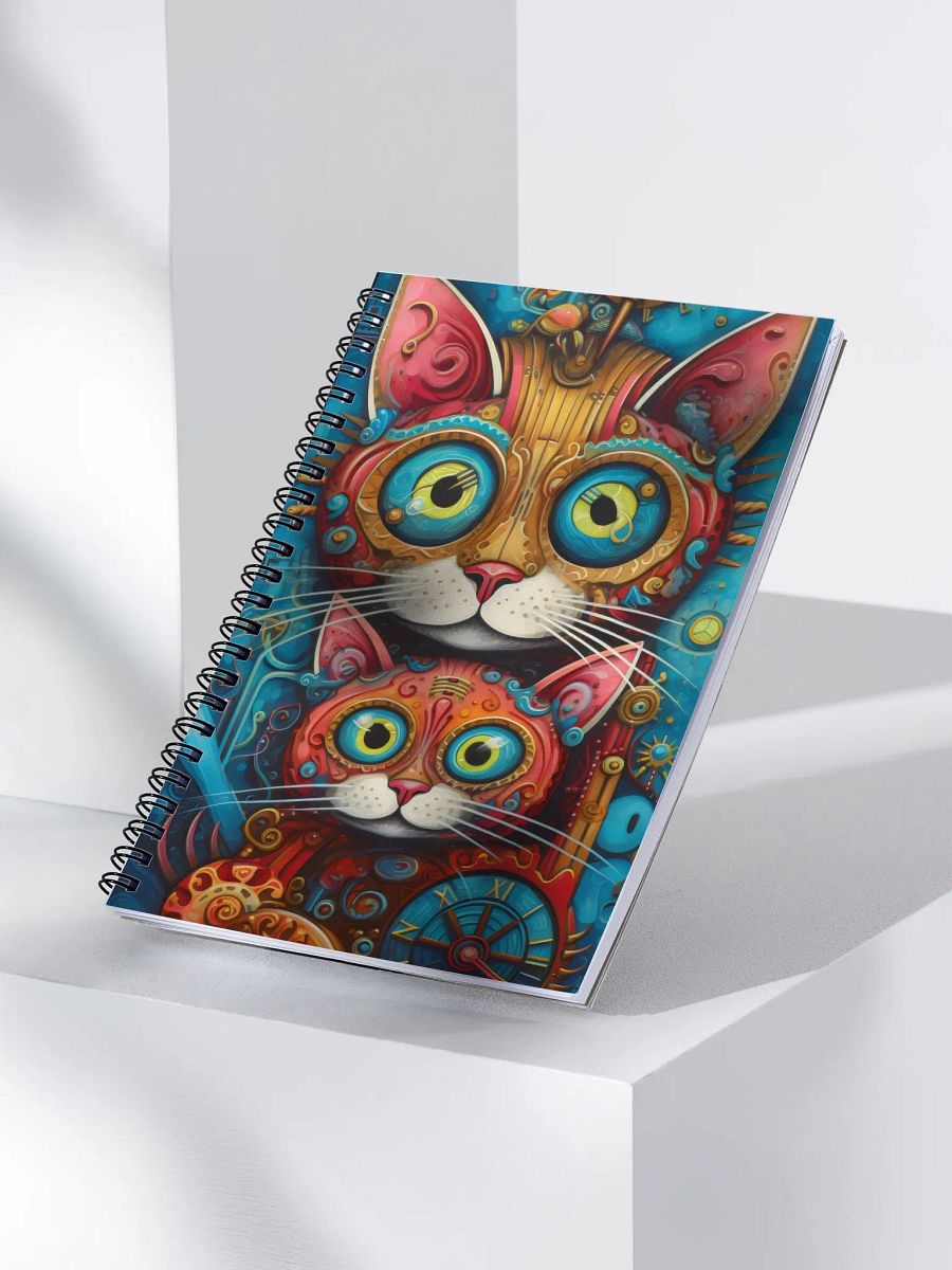 Steampunk Cats Spiral Notebook product image (3)