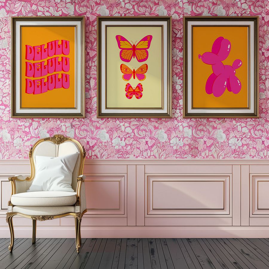 DELULU Preppy Gallery Wall Set of 6 Prints - DIGITAL product image (12)
