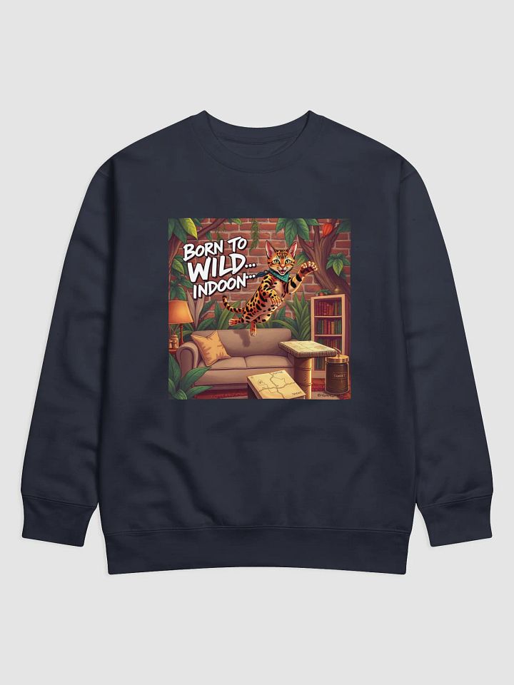 Wild Cat Adventure Premium Sweatshirt product image (3)