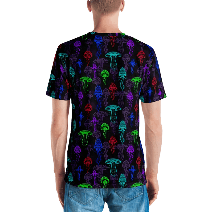 Neon Mushrooms (Variation 3) Crew Neck T-Shirt product image (1)