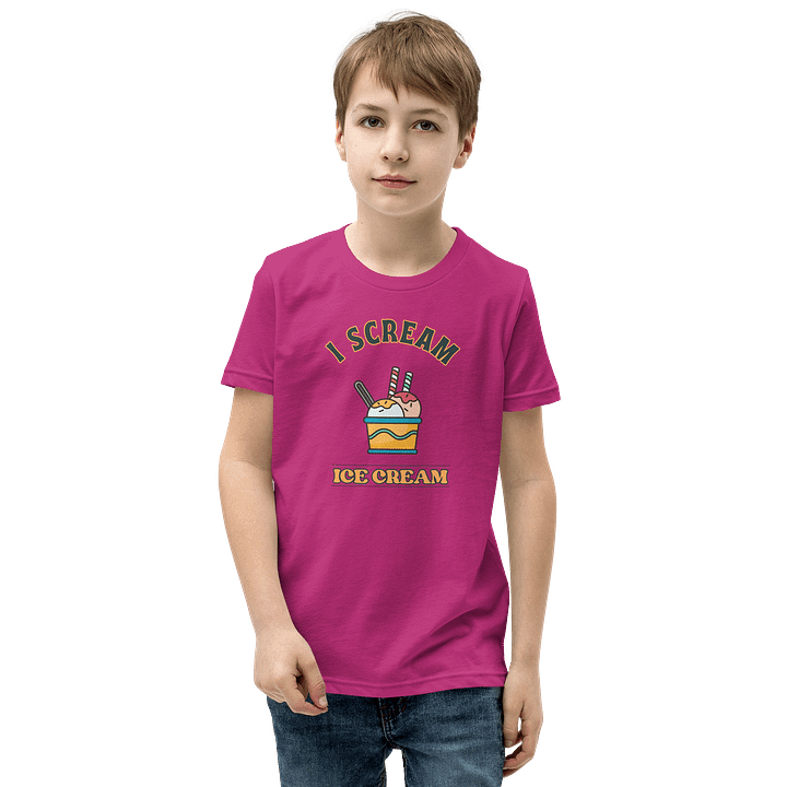 I Scream for Ice Cream Youth T-Shirt product image (5)