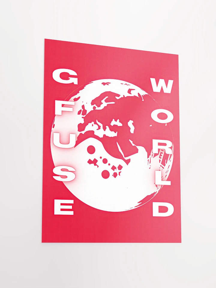 GFuse World Poster | Red product image (1)