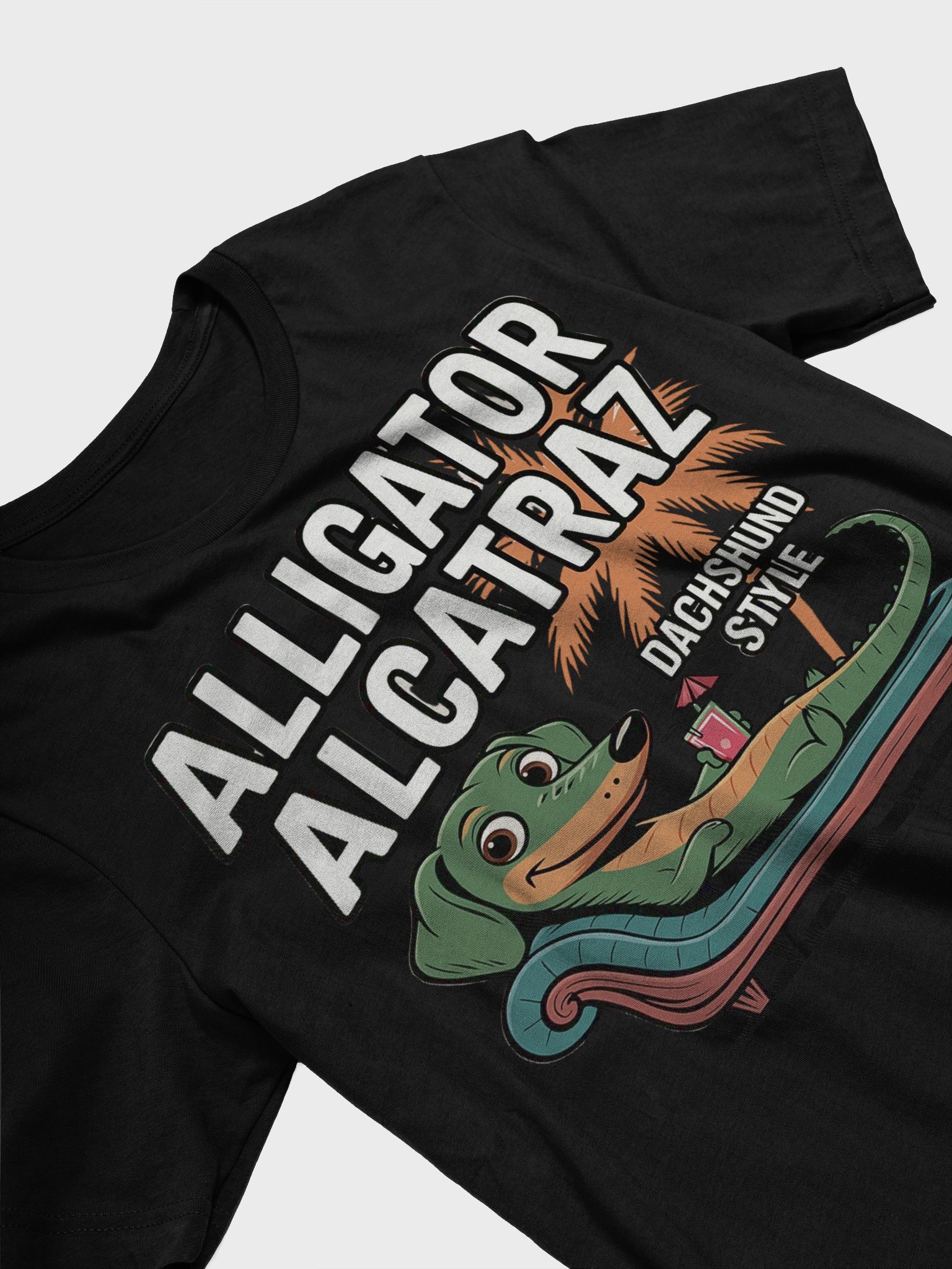 Alligator Alcatraz: Dachshund Style T-Shirt product image (3)