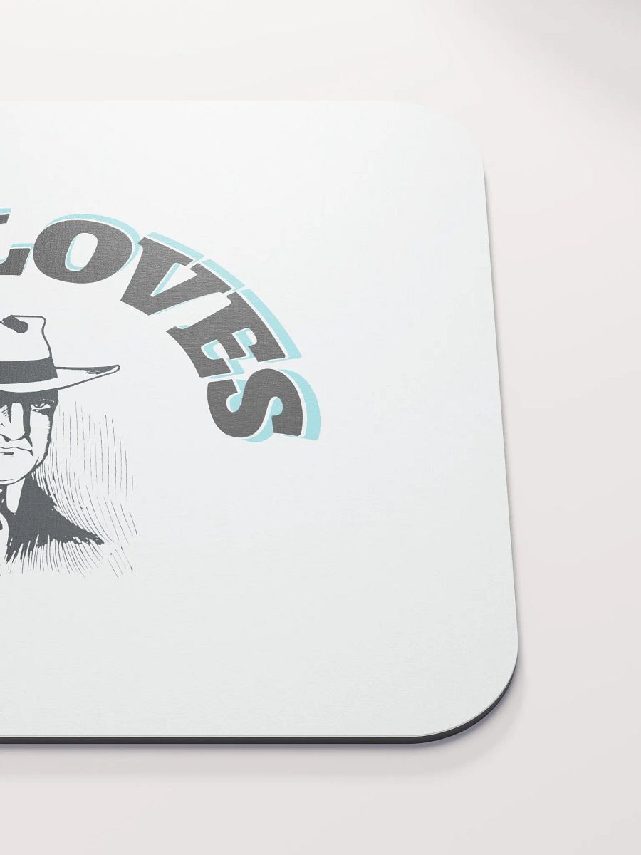 GOD LOVES YOU. Midnight Blue Mouse Pad product image (5)