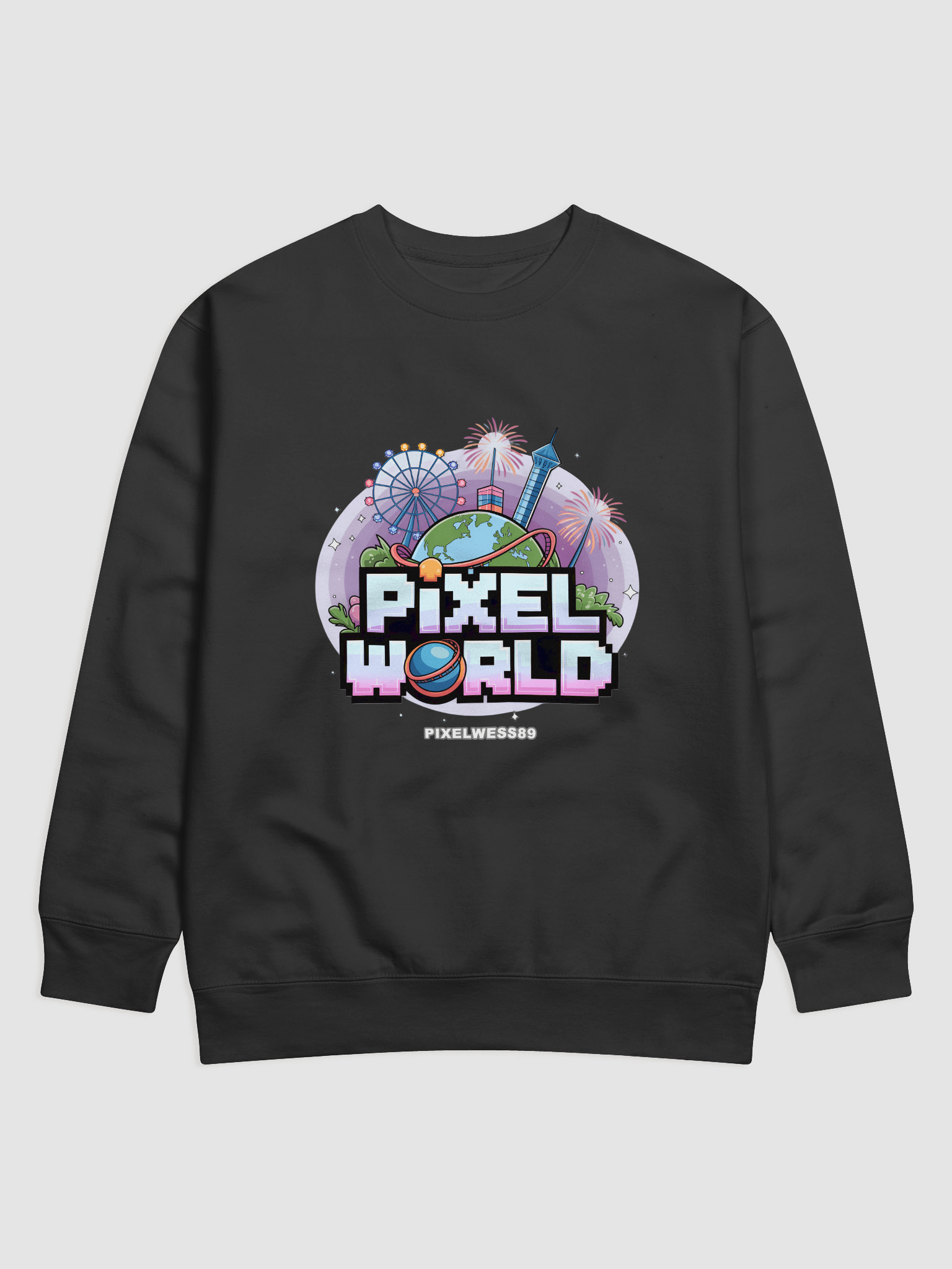 Pixel World - Premium Sweatshirt product image (1)