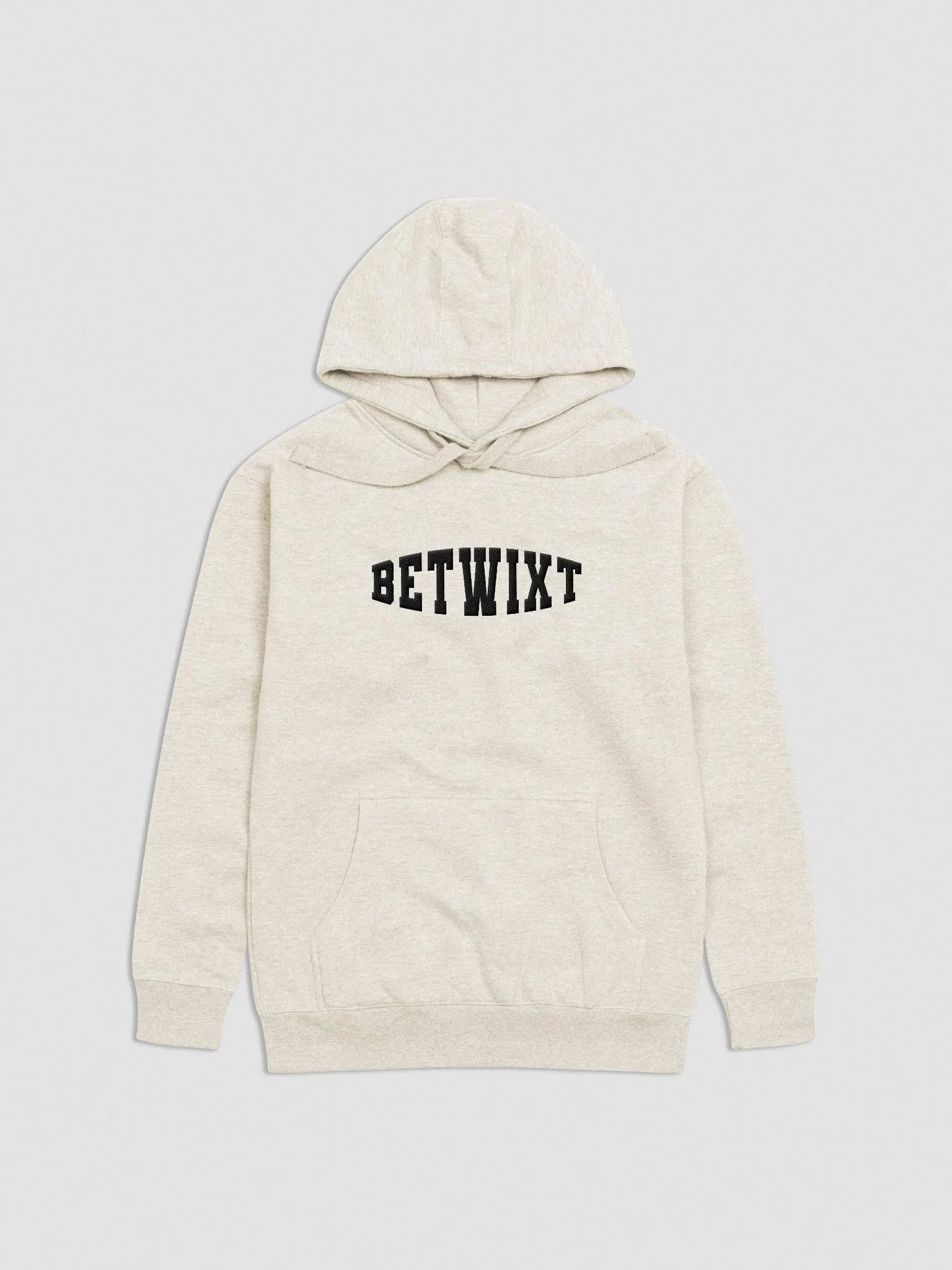 Betwixt Varsity Hoodie Black Thread product image (3)