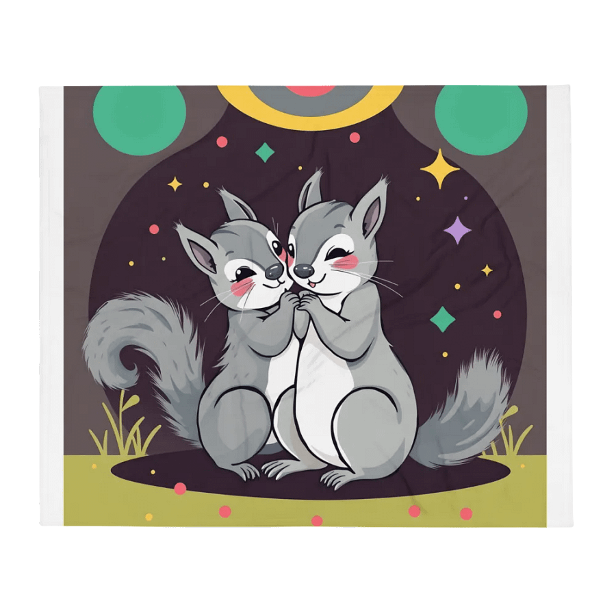 squirrel love blanket product image (2)
