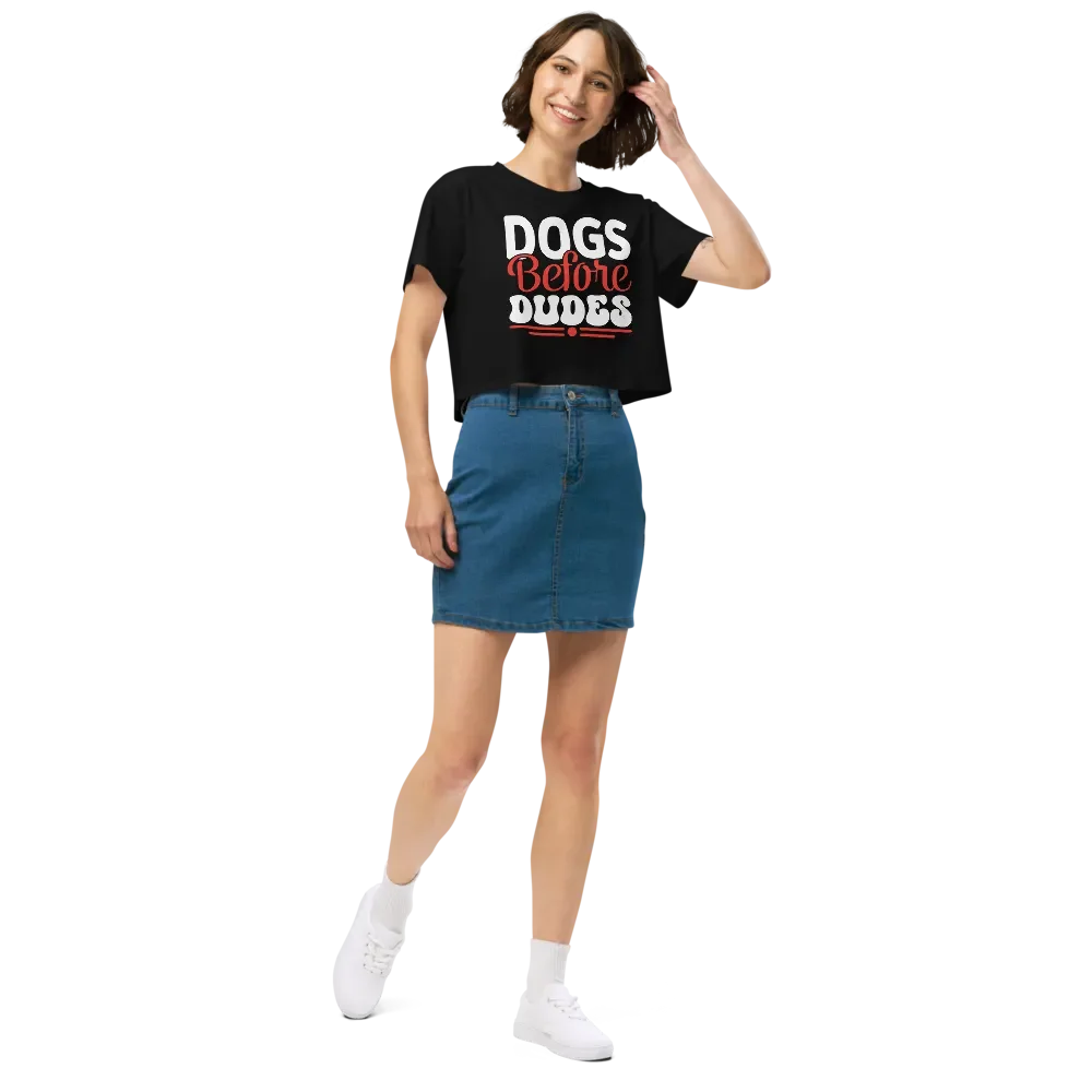 DOGS Before DUDES Crop Top product image (5)