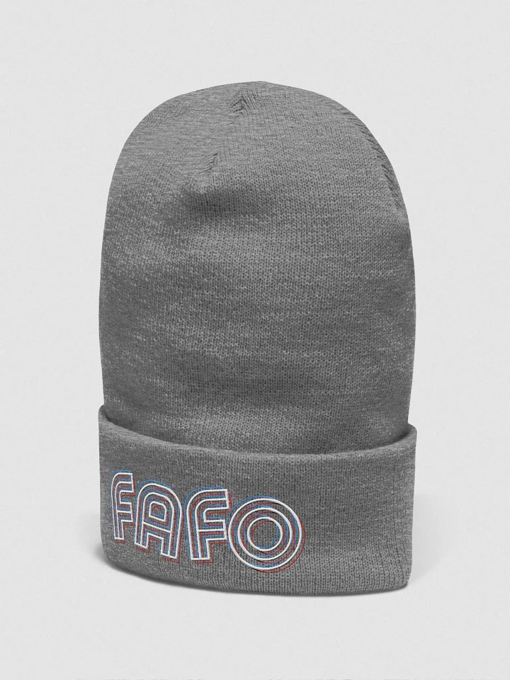 FAFO cuffed beanie product image (22)