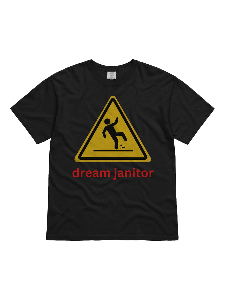 dream janitor caution tee product image (1)