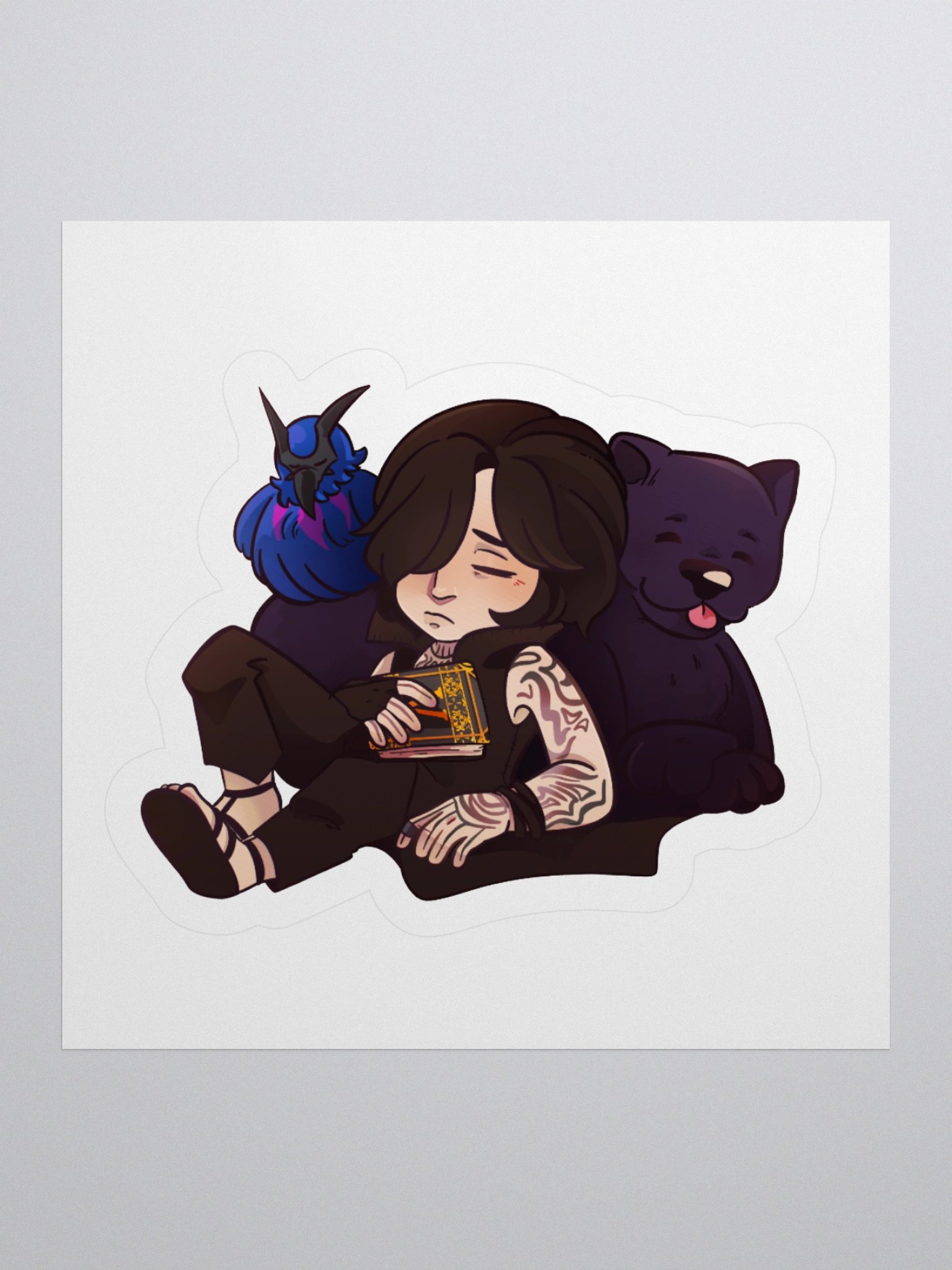Sleepy Time V Sticker product image (2)