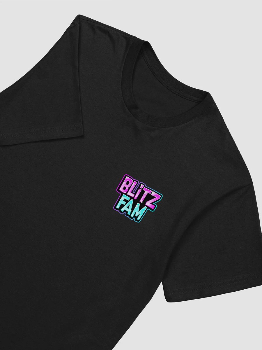 Black t shirt BFam left logo product image (3)