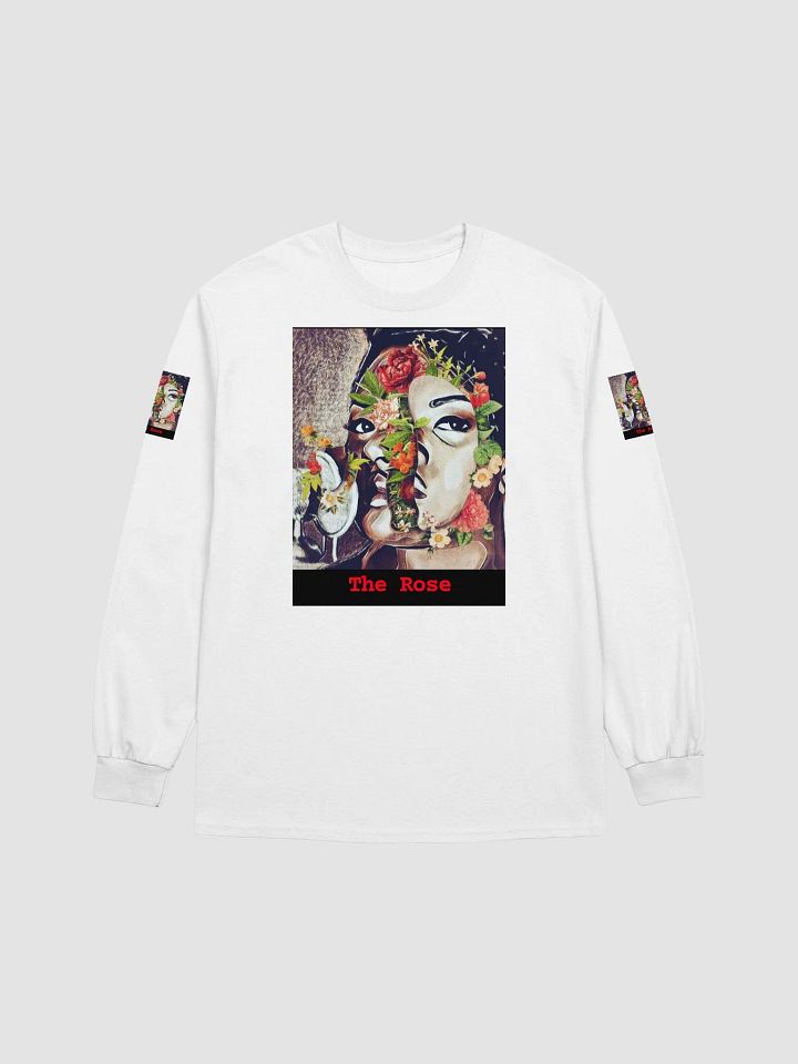 The Rose Long Sleeve White Tee product image (1)