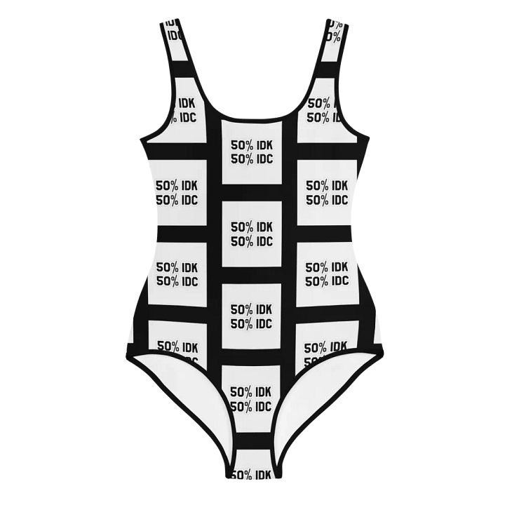 50% IDK 50% IDC Youth Swimsuit product image (1)