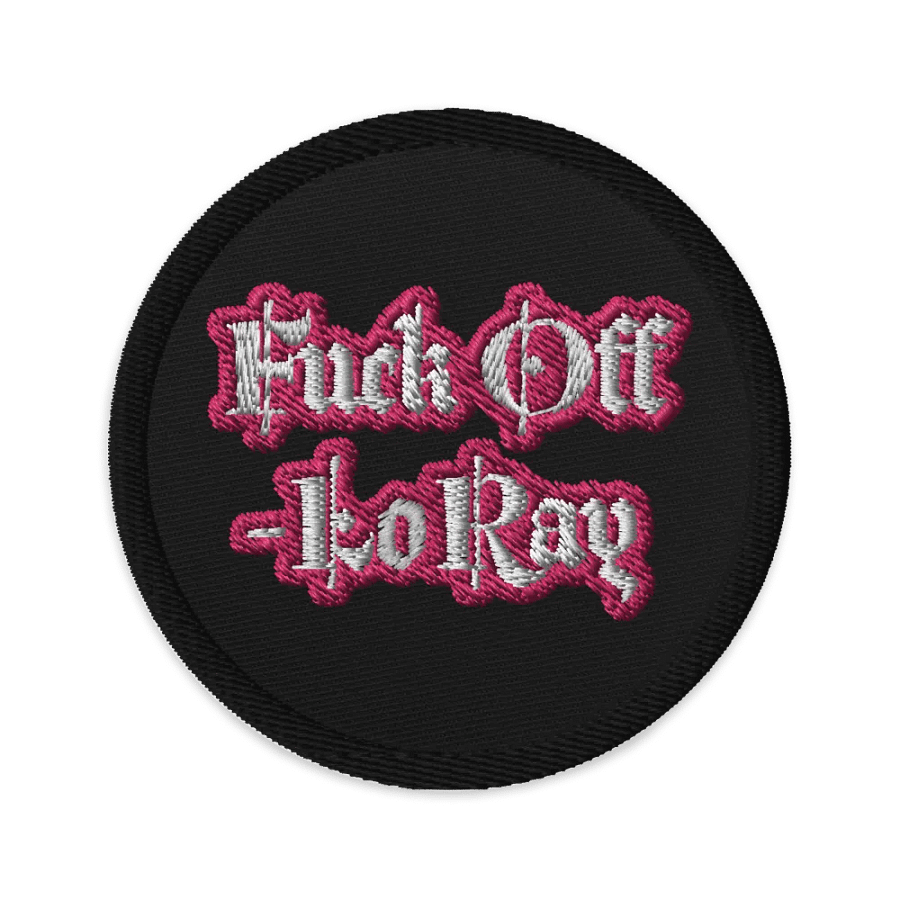 LoRay - Fuck Off patch product image (1)