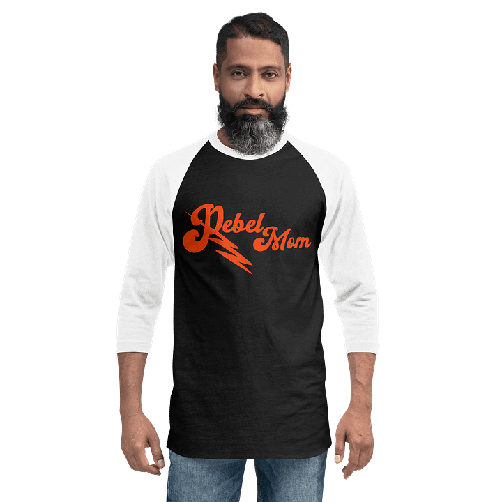 Rebel Mom Baseball Tee product image (2)