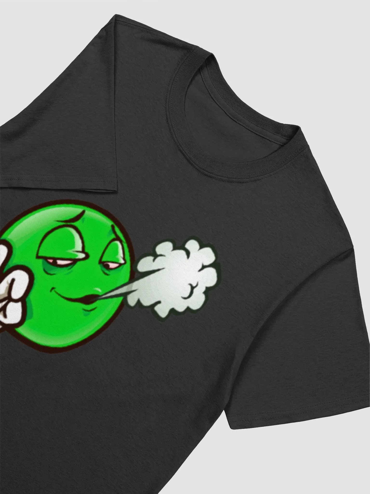 stoner smiley Logo Softstyle T-Shirt product image (3)