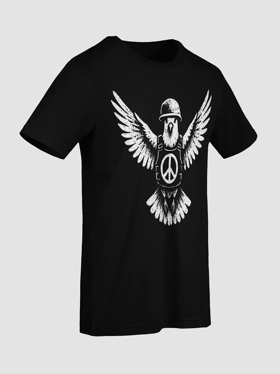 Armored Dove Tee – Peace Under Attack T-shirt product image (3)