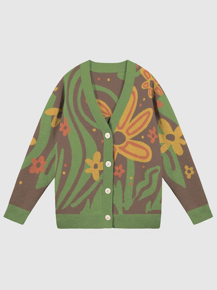 Earth Wildflower Knitted Cardigan product image (1)