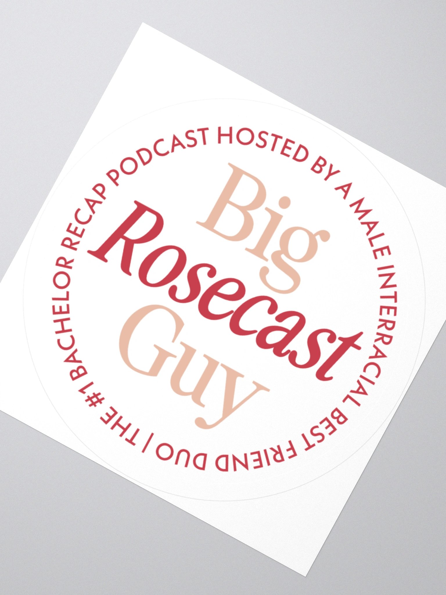 Big Rosecast Guy Sticker product image (2)
