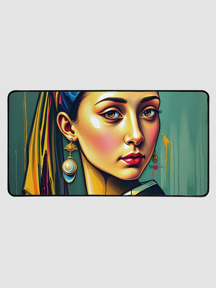 Pearl Earring Desk Mat product image (1)