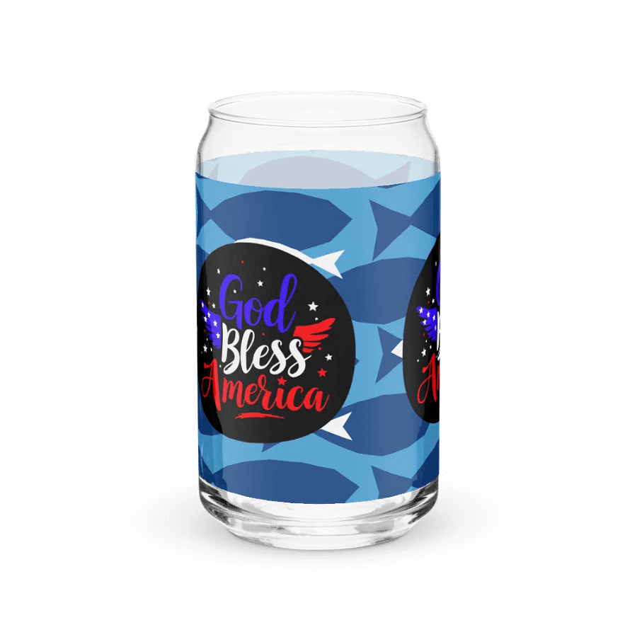 Can-Shaped Glass: God Bless America product image (8)