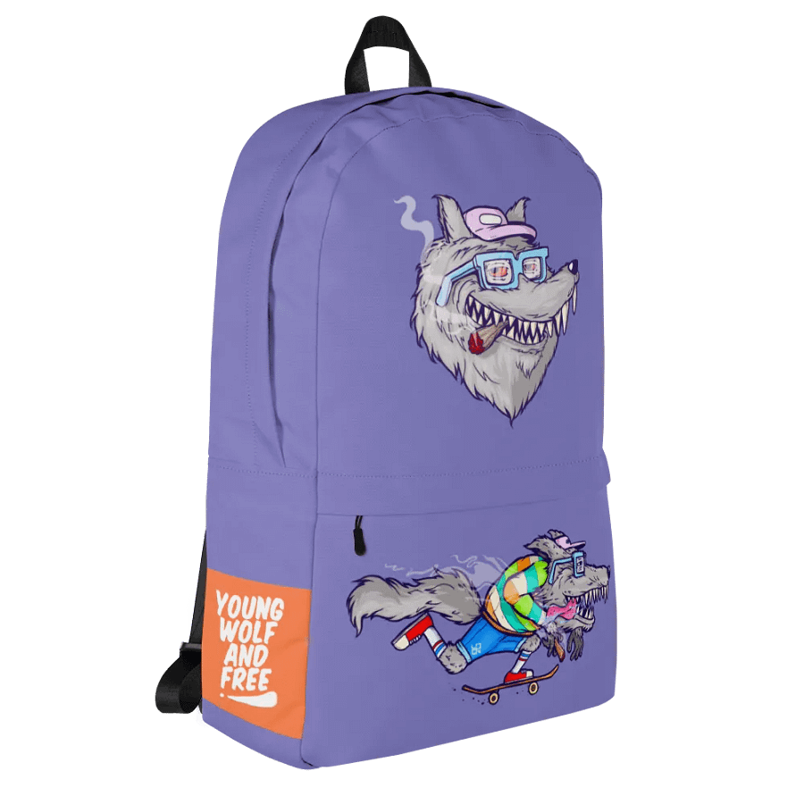 Young Wolf And Free Backpack product image (8)