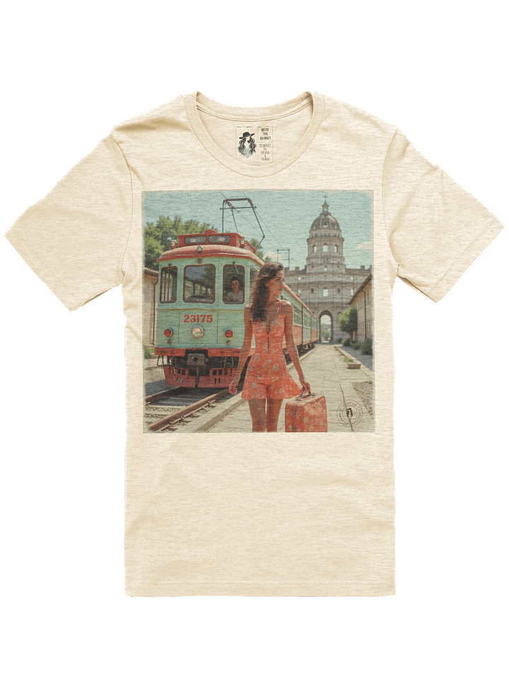 Vintage Tramway Travel T-Shirt - Sunset Stroll product image (1)