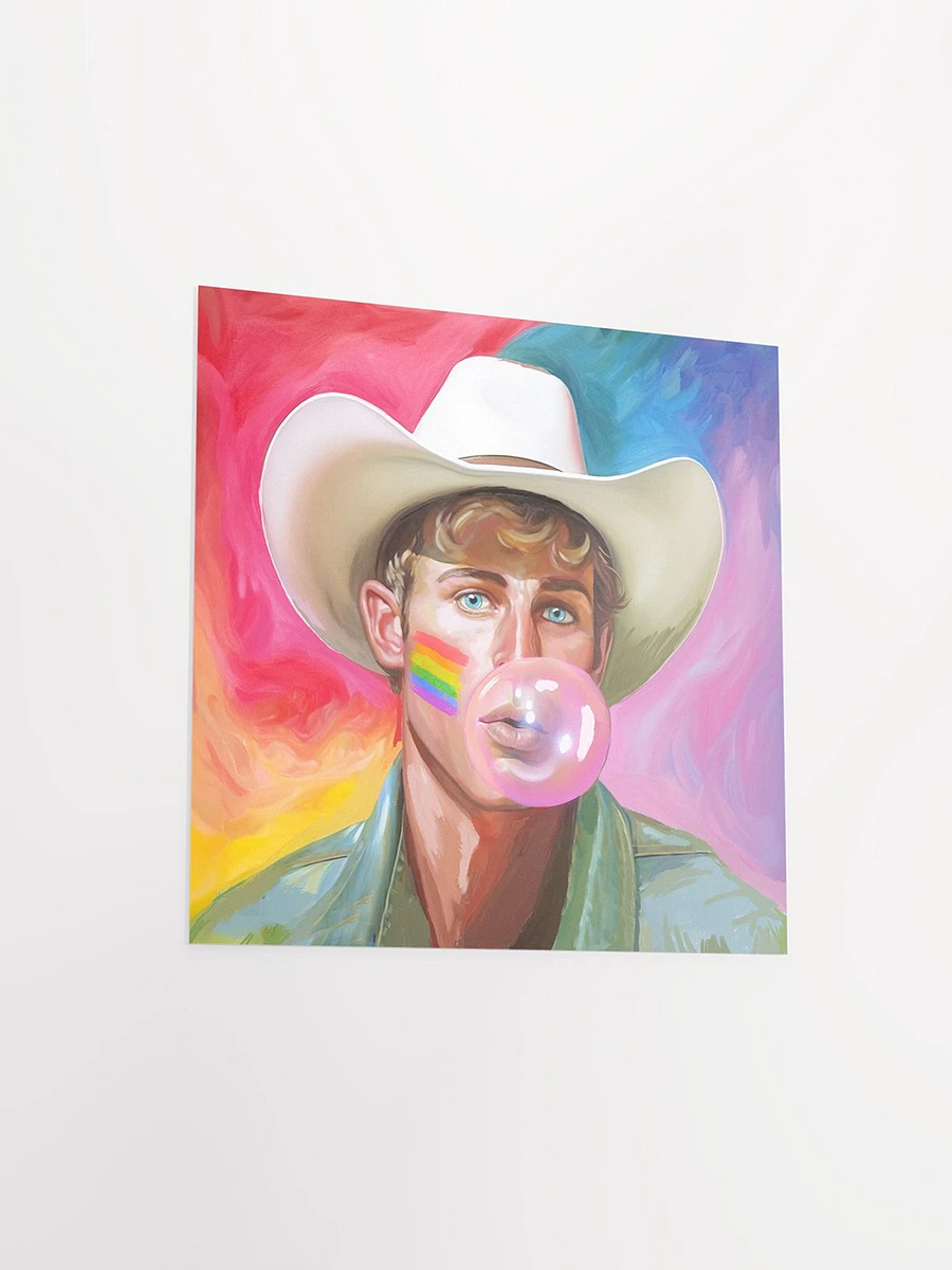 Blond Cowboy – Fun Gay Matte Poster product image (3)