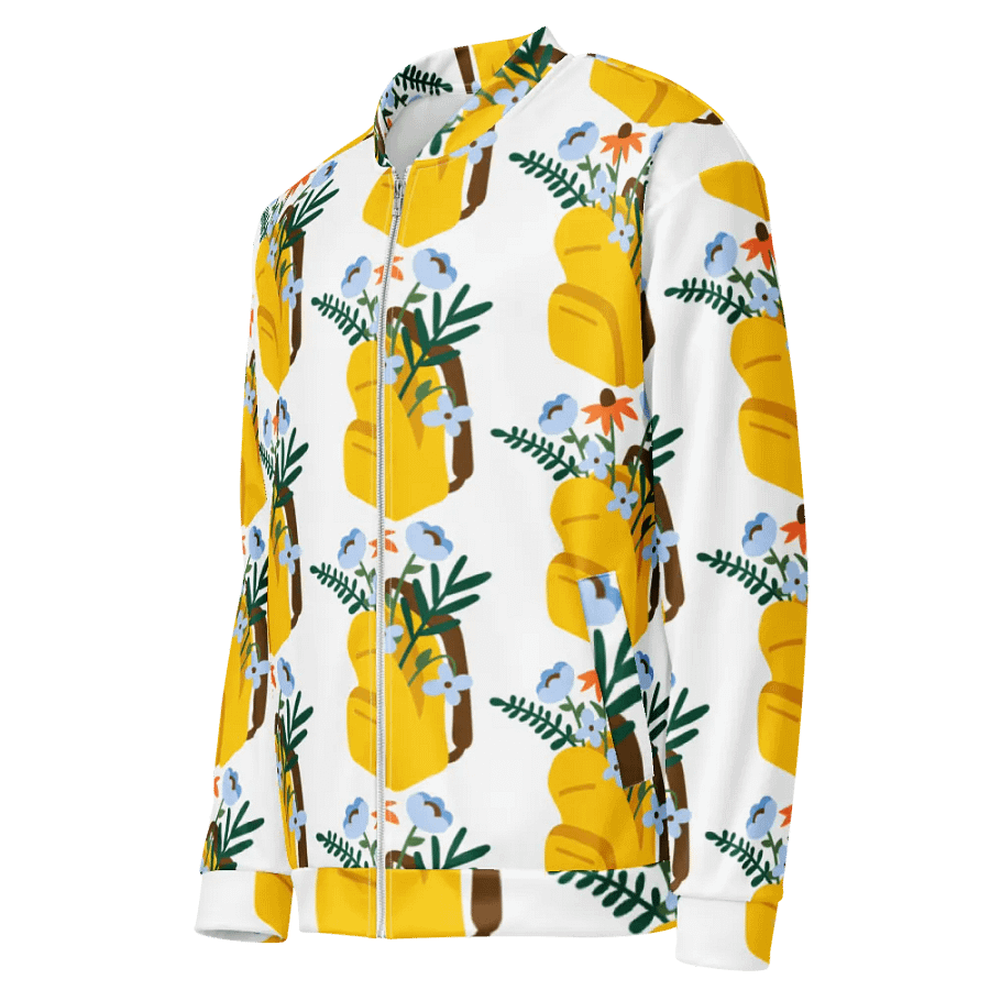 Floral Bliss All-Over Print Bomber Jacket product image (3)
