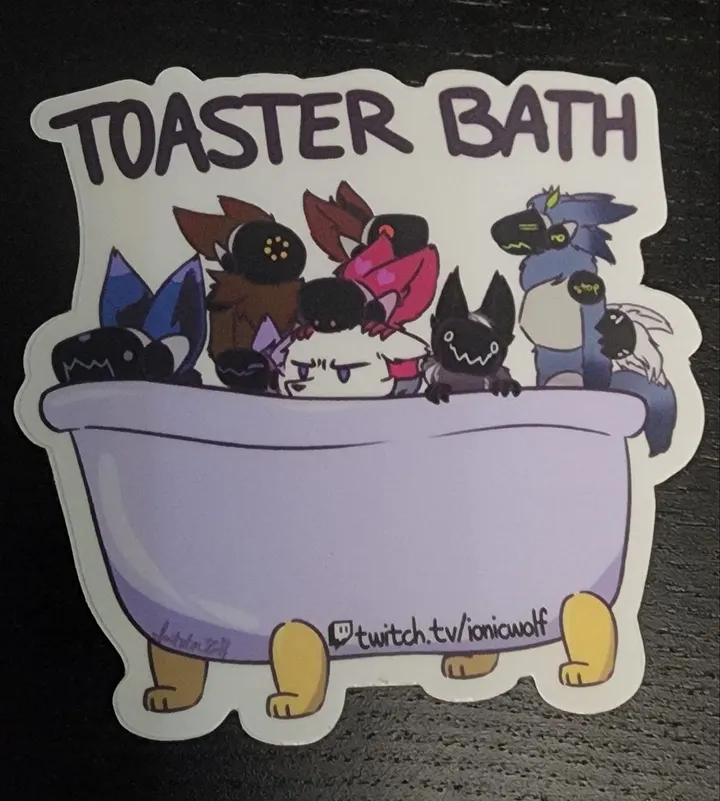 Toaster Bath Sticker product image (1)
