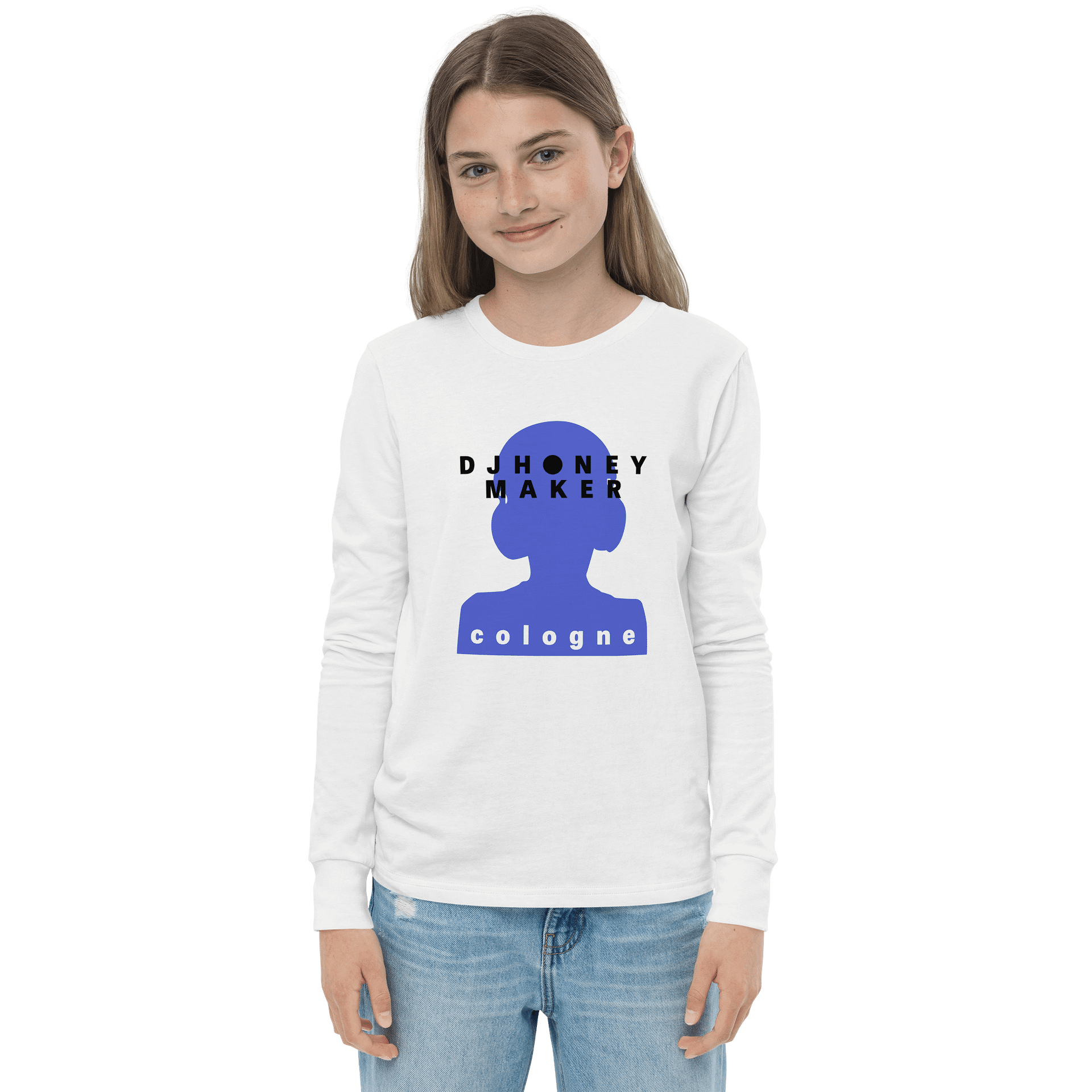 DJHoneyMaker Cologne Youth Long Sleeve T-Shirt product image (1)