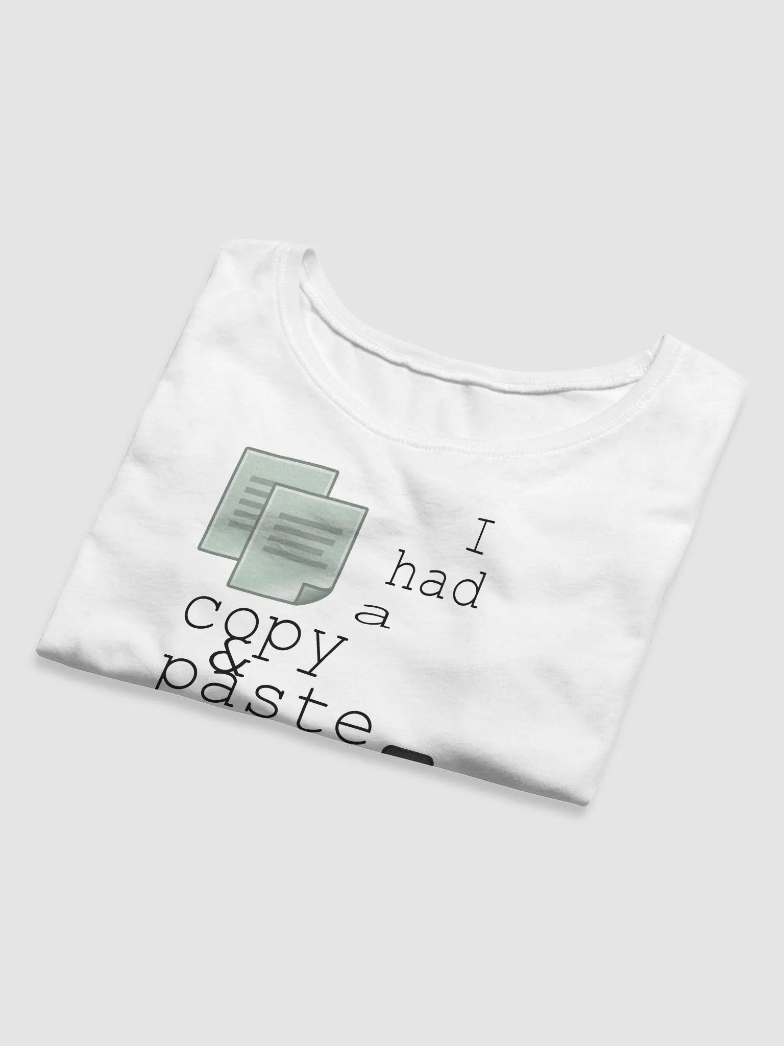 I Had A Copy & Paste Education - Colour - Bella+Canvas Women's Crop Tee product image (5)