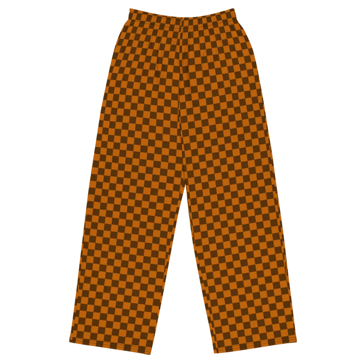 Premium Orange Brown Checkered Pants product image (2)