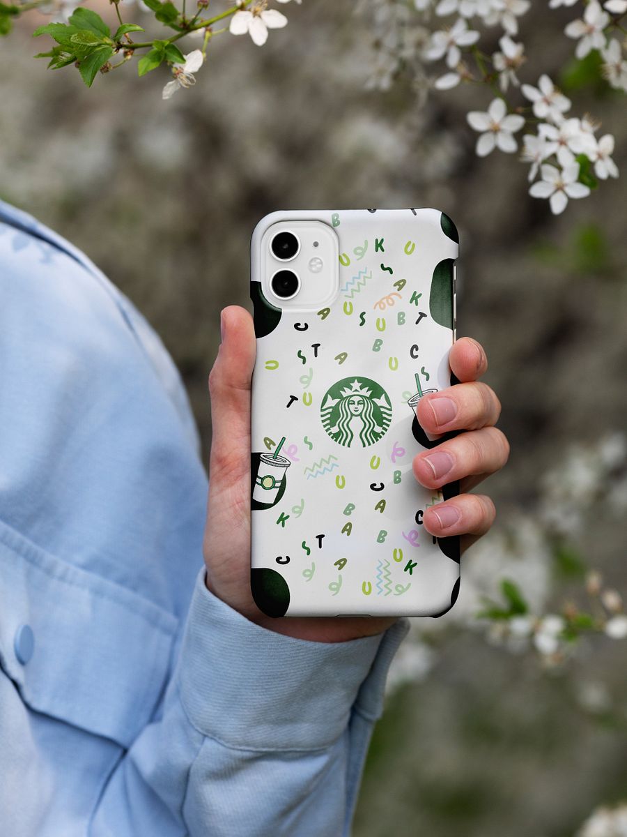 New Starbucks Aesthetic iPhone Case I Trending Coffee Lover Phone Cover for iPhone I MAGSAFE COMPATIBLE product image (2)
