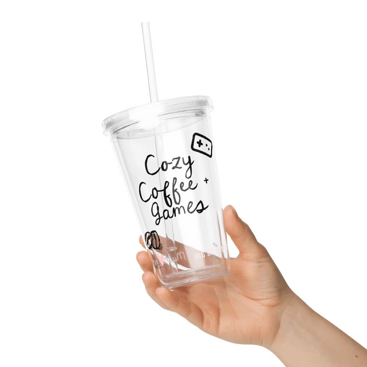 Cozy Coffee + Games Clear Tumbler product image (1)