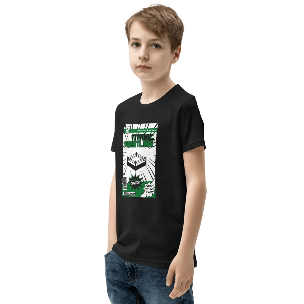 Kids Comic Book Tee - BLACK product image (3)