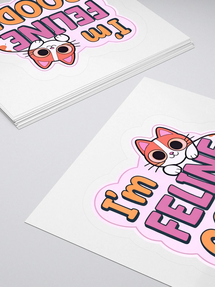 Feline Good Kiss Cut Stickers product image (12)