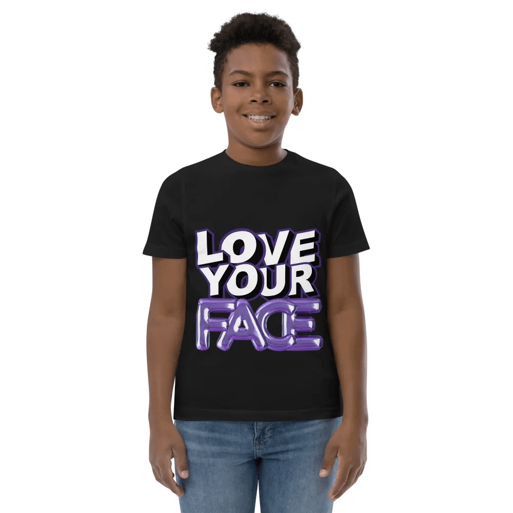 Youth Love Your Face Printed T-Shirt product image (1)