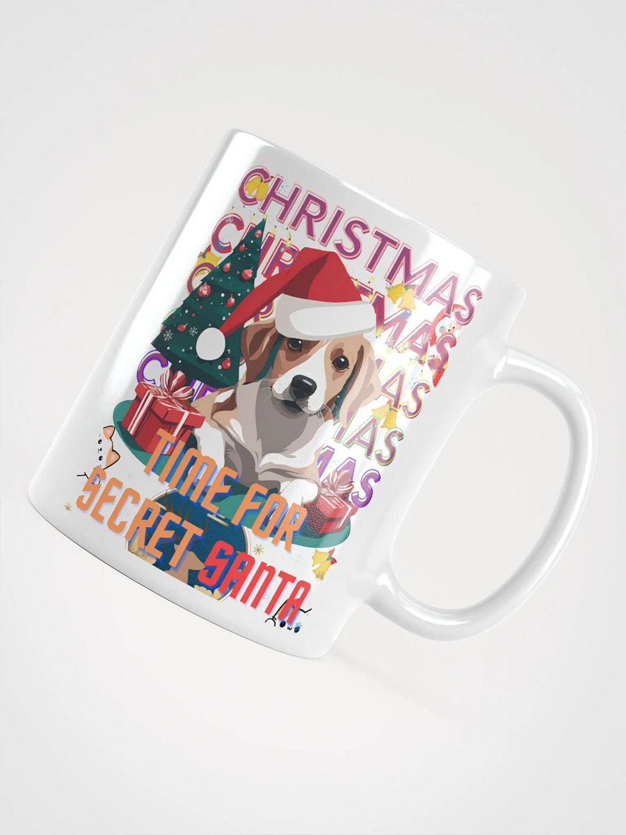 Secret Santa Paws White Glossy Mug product image (4)
