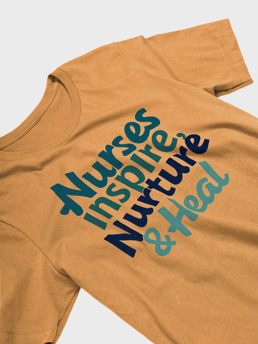 Nurture & Heal Nurse Typography T-Shirt product image (28)